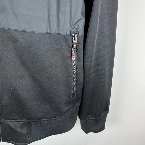 The North Face Men's Softshell Bomber Black Full Zip Jacket Size Medium - Picture 4 of 14